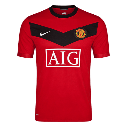 Manchester United 2009/10 Koti Retro-pelipaita Miesten