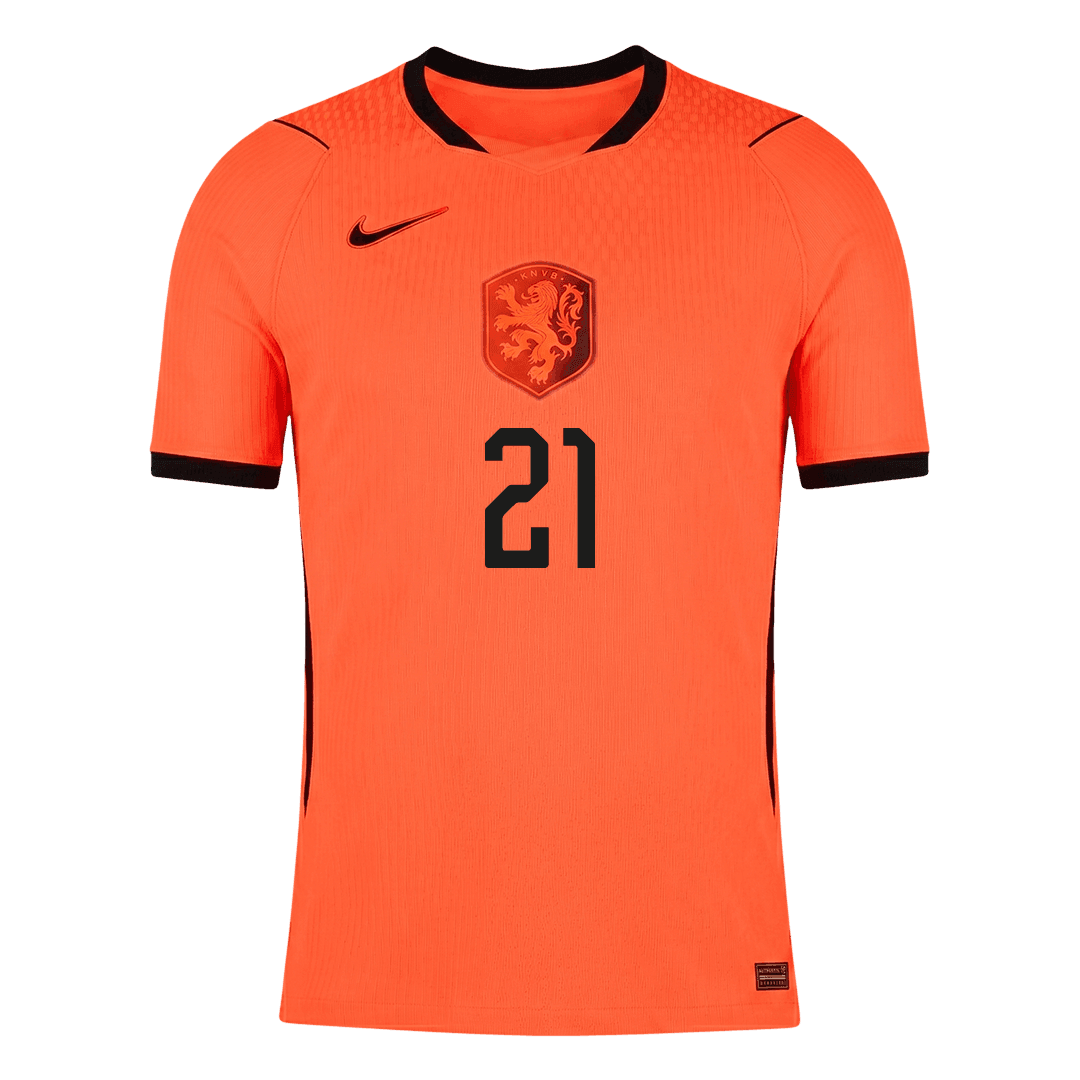 Netherlands World Cup 2026 Koti Pelipaita (Player Version) Miesten F.DE JONG #21