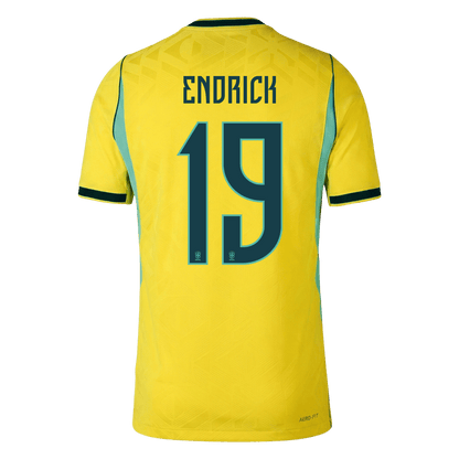 Brazil World Cup 2026 Koti Pelipaita (Player Version) Miesten ENDRICK #19