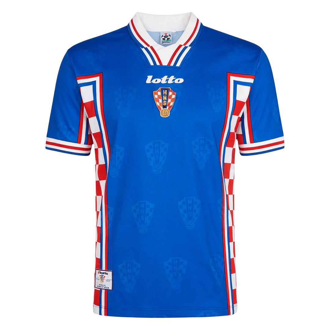 Croatia 1998 Vieras Retro-pelipaita Miesten