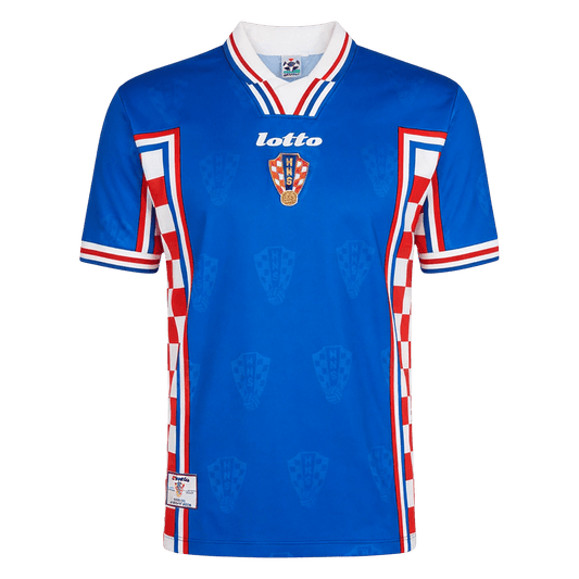 Croatia 1998 Vieras Retro-pelipaita Miesten