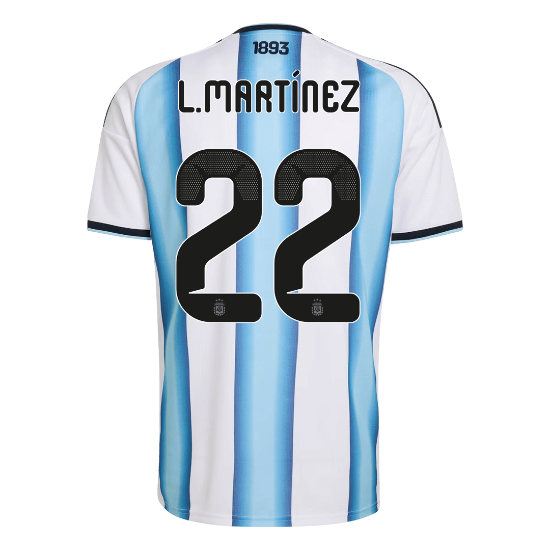 Argentina World Cup 2026 Koti Pelipaita Miesten L. MARTINEZ #22 [PREMIUM]