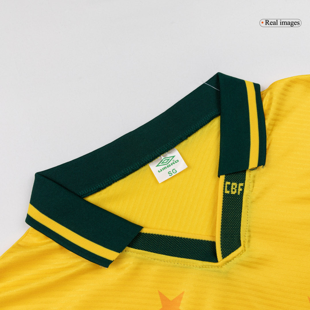 Brazil 1994 Koti Retro-pelipaita Miesten