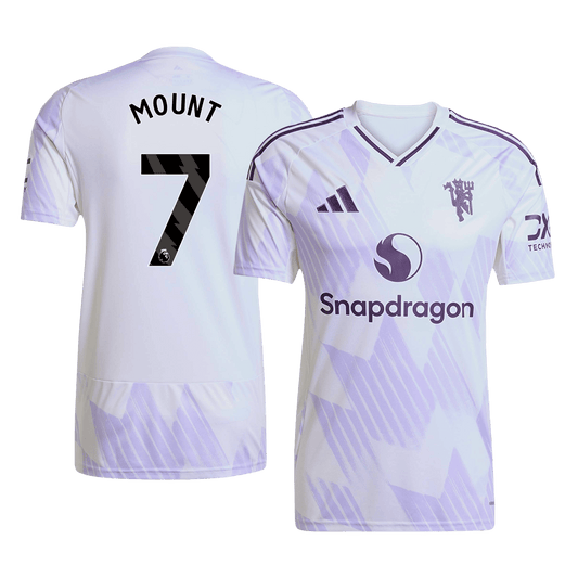 Manchester United 2025/26 Vieras Pelipaita Miesten MOUNT #7