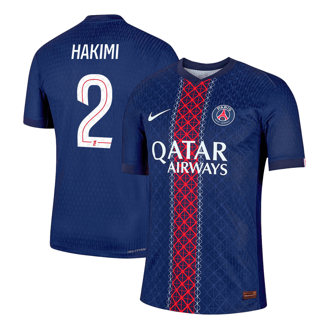 PSG 2025/26 Koti Pelipaita (Player Version) Miesten HAKIMI #2
