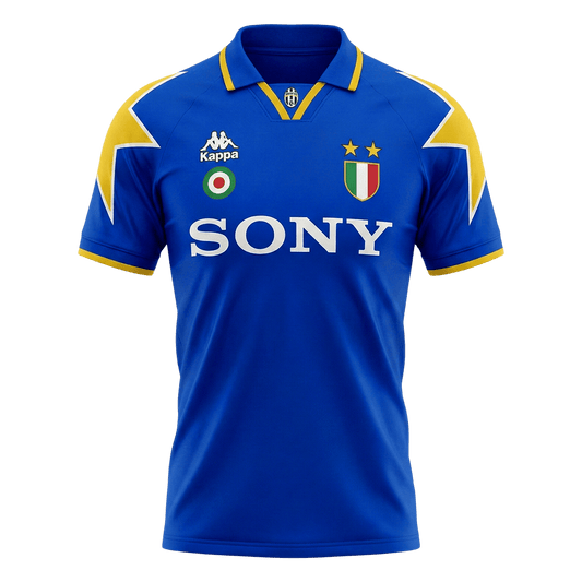 Juventus 1995/96 Vieras Retro-pelipaita Miesten