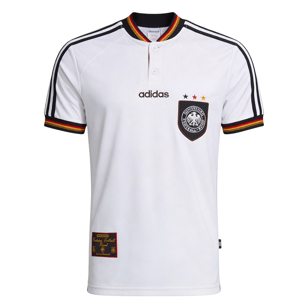 Germany 1996 Koti Retro-pelipaita Miesten