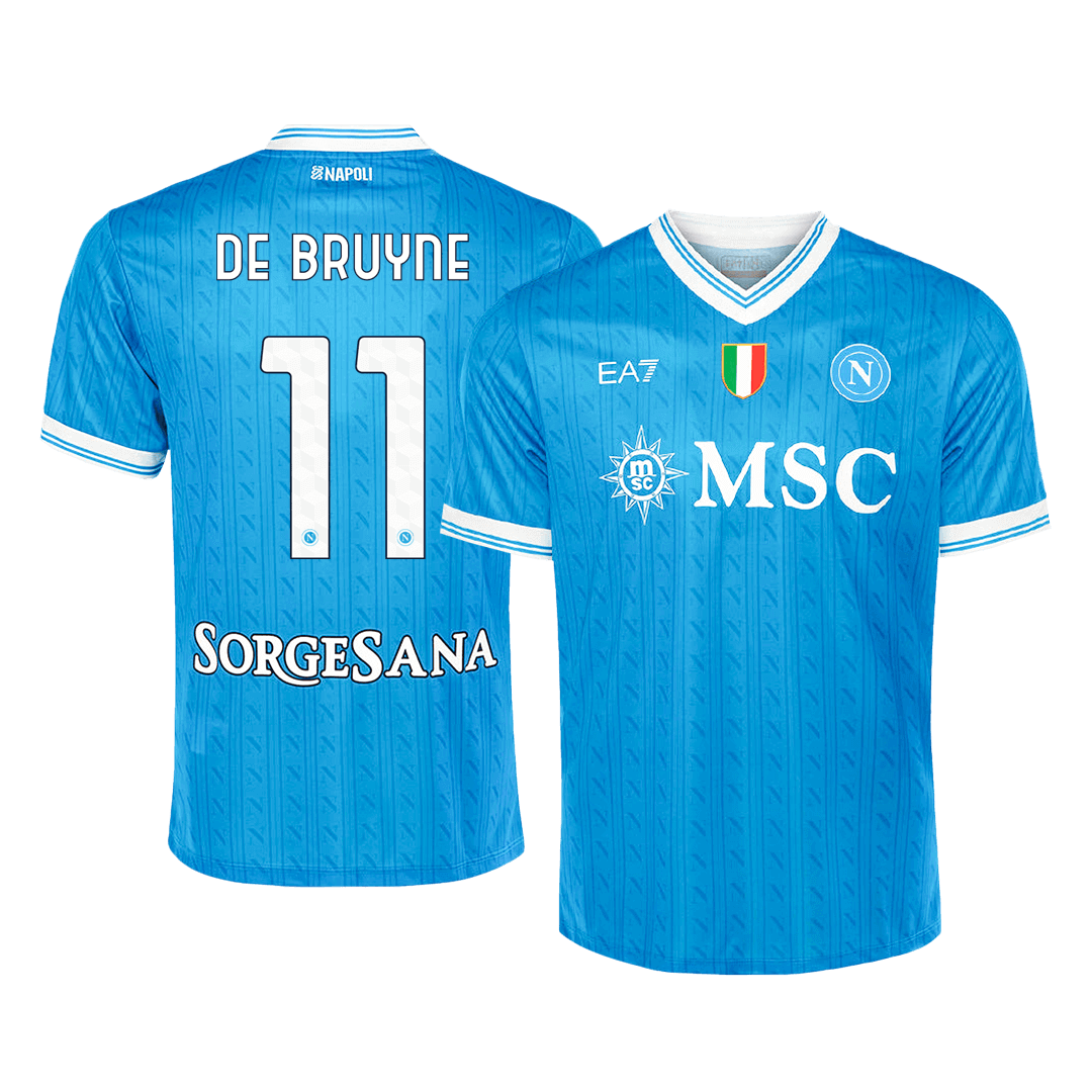Napoli 2025/26 Koti Pelipaita Miesten DE BRUYNE #11