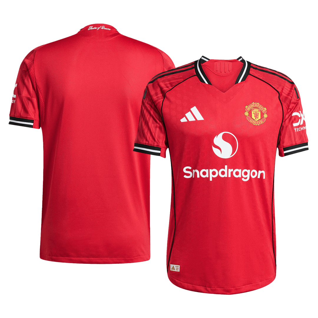 Manchester United 2025/26 Koti Pelipaita (Player Version) Miesten