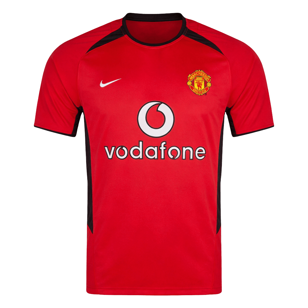 Manchester United 2002/04 Koti Retro-pelipaita Miesten