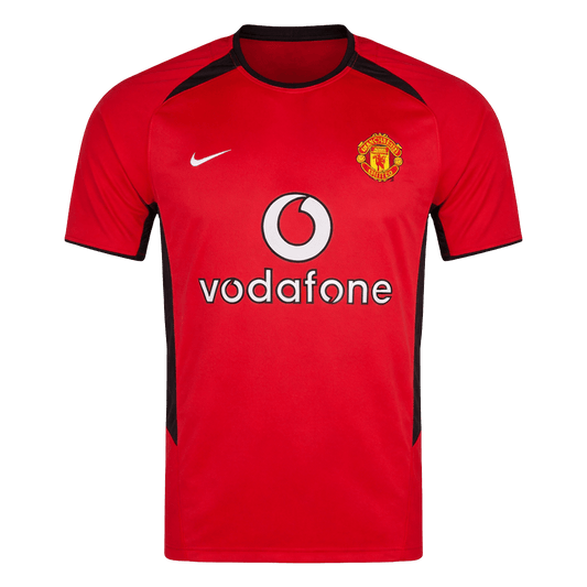 Manchester United 2002/04 Koti Retro-pelipaita Miesten