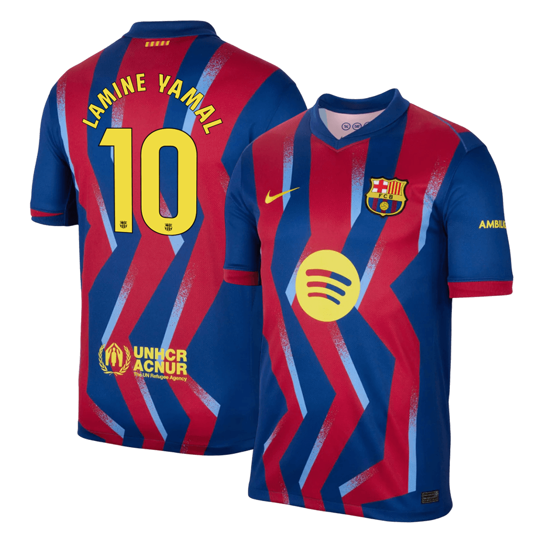 Barcelona 2025/26 Neljäs Pelipaita Miesten LAMINE YAMAL #10