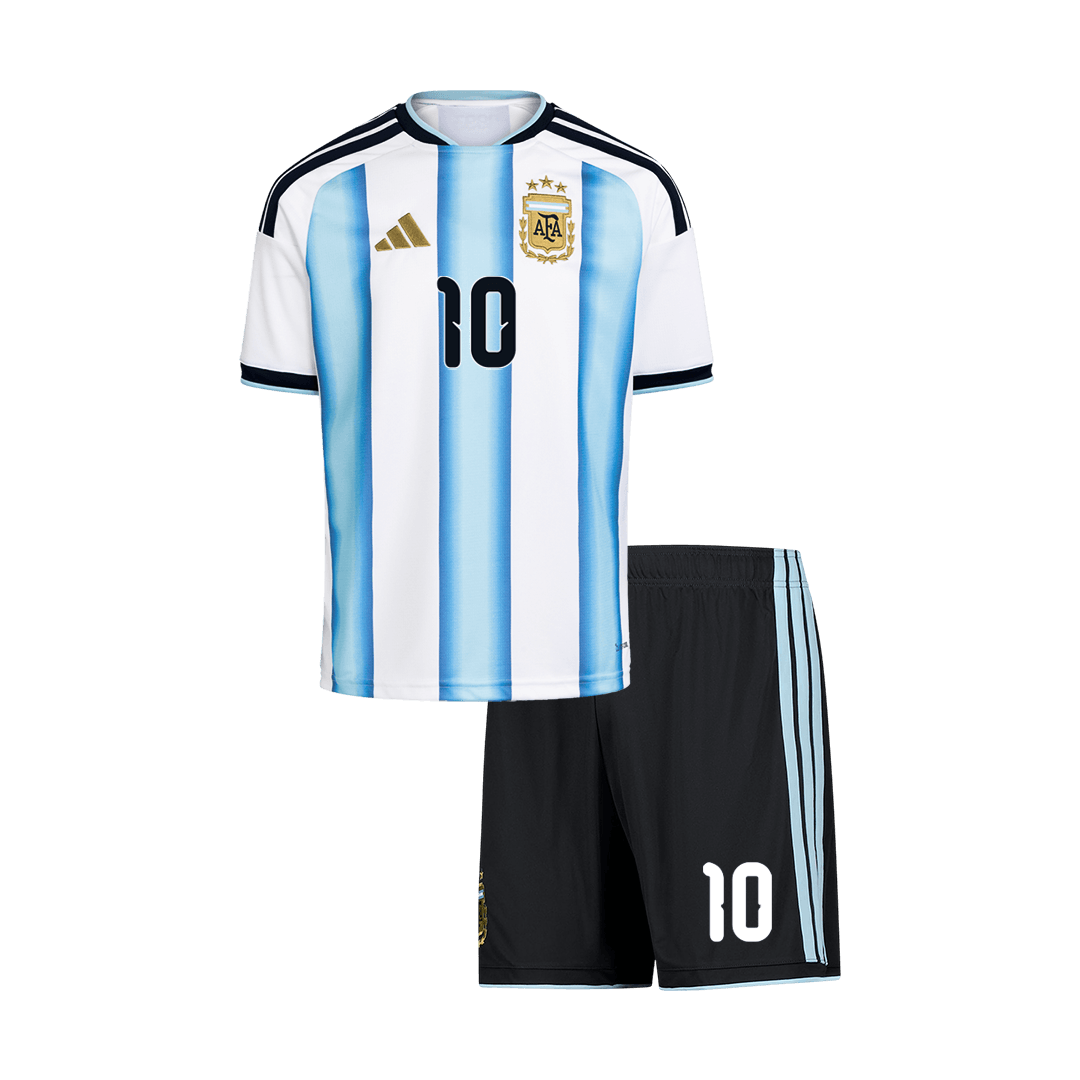 Argentina World Cup 2026 Koti Pelipaitasetti Lasten MESSI #10 [PREMIUM]
