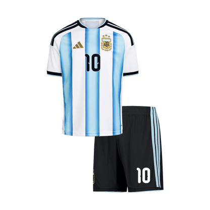 Argentina World Cup 2026 Koti Pelipaitasetti Lasten MESSI #10 [PREMIUM]