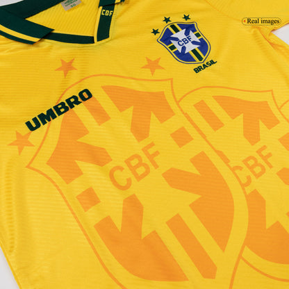Brazil 1994 Koti Retro-pelipaita Miesten