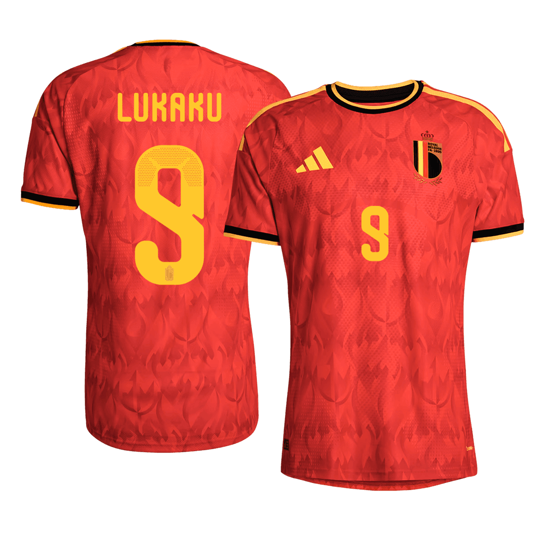 Belgium World Cup 2026 Koti Pelipaita (Player Version) Miesten LUKAKU #9