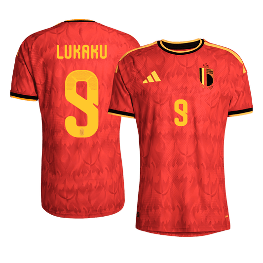 Belgium World Cup 2026 Koti Pelipaita (Player Version) Miesten LUKAKU #9