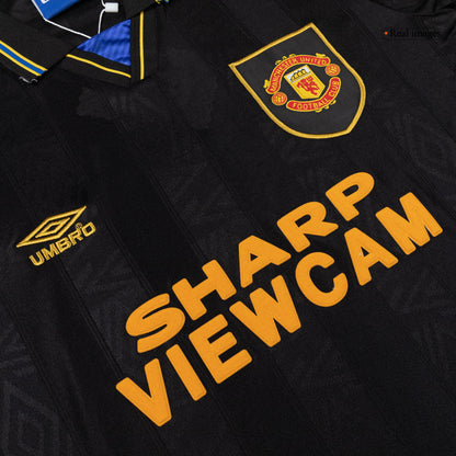 Manchester United 1993/94 Vieras Pitkähihainen Retro-pelipaita Miesten