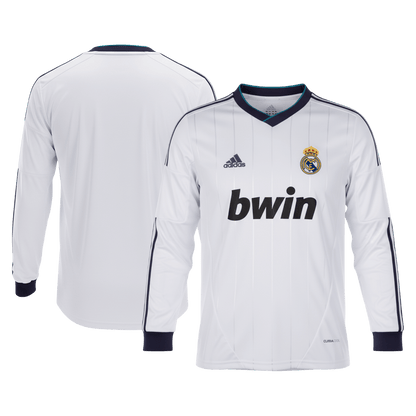 Real Madrid 2012/13 Koti Pitkähihainen Retro-pelipaita Miesten