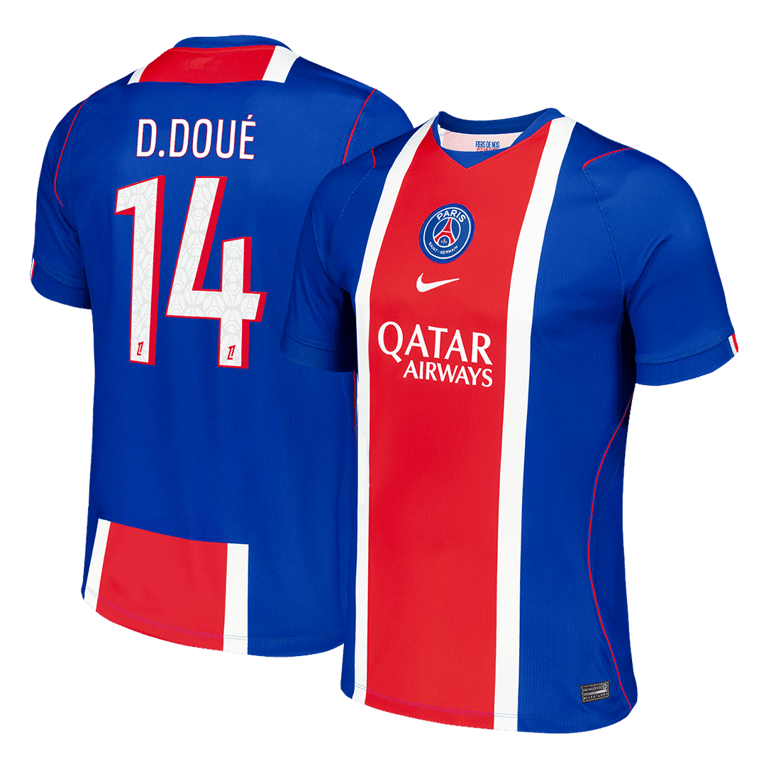 PSG 2026/27 Koti Pelipaita Miesten D.DOUÉ #14