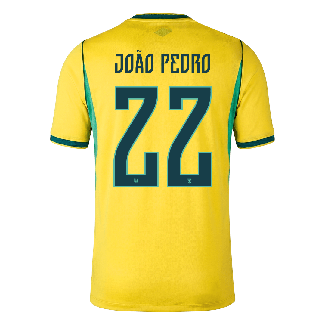 Brazil World Cup 2026 Koti Pelipaita Miesten JOÃO PEDRO #22