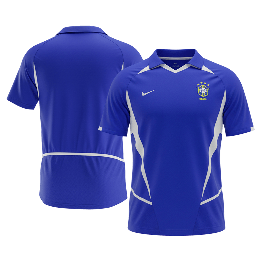 Brazil 2002 Vieras Retro-pelipaita Miesten