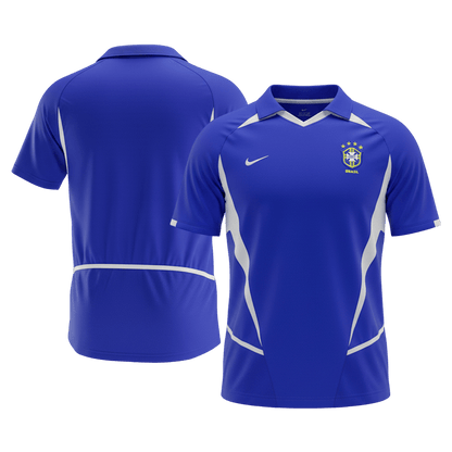 Brazil 2002 Vieras Retro-pelipaita Miesten