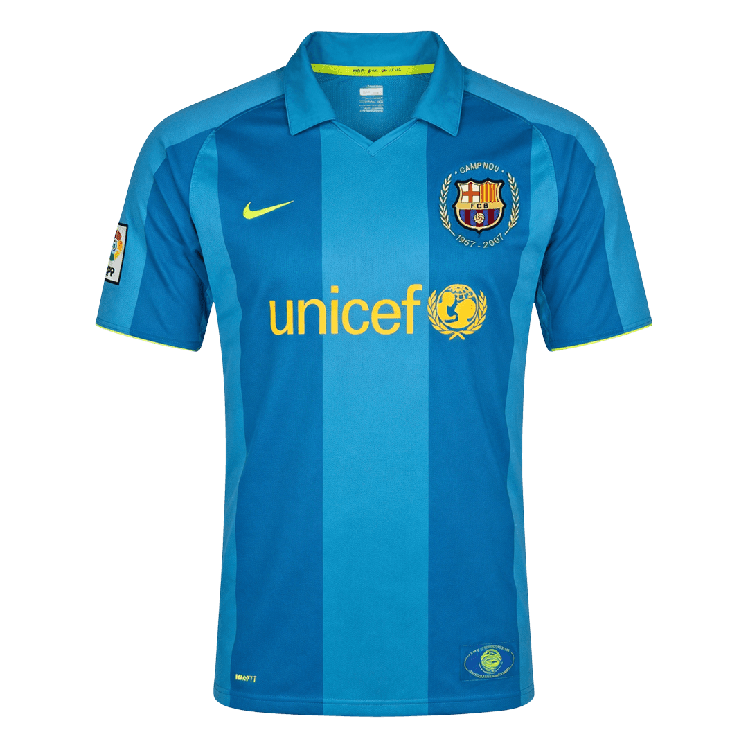 Barcelona 2007/08 Vieras Retro-pelipaita Miesten