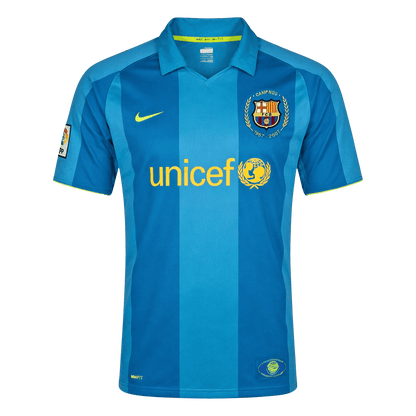 Barcelona 2007/08 Vieras Retro-pelipaita Miesten