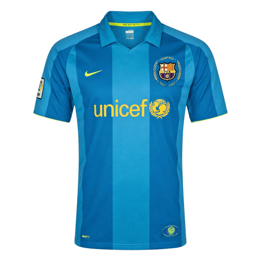 Barcelona 2007/08 Vieras Retro-pelipaita Miesten