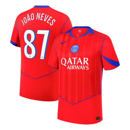 PSG 2025/26 Kolmas Pelipaita Miesten JOÃO NEVES #87