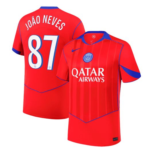 PSG 2025/26 Kolmas Pelipaita Miesten JOÃO NEVES #87
