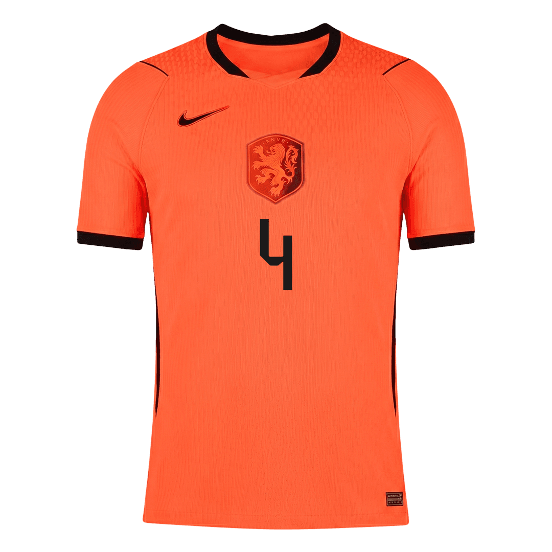 Netherlands World Cup 2026 Koti Pelipaita (Player Version) Miesten VIRGIL #4