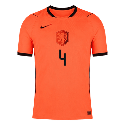 Netherlands World Cup 2026 Koti Pelipaita (Player Version) Miesten VIRGIL #4