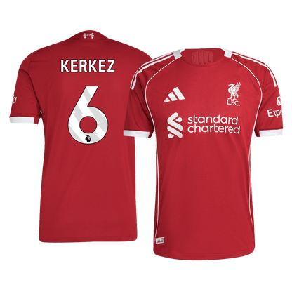 Liverpool 2025/26 Koti Pelipaita (Player Version) Miesten KERKEZ #6