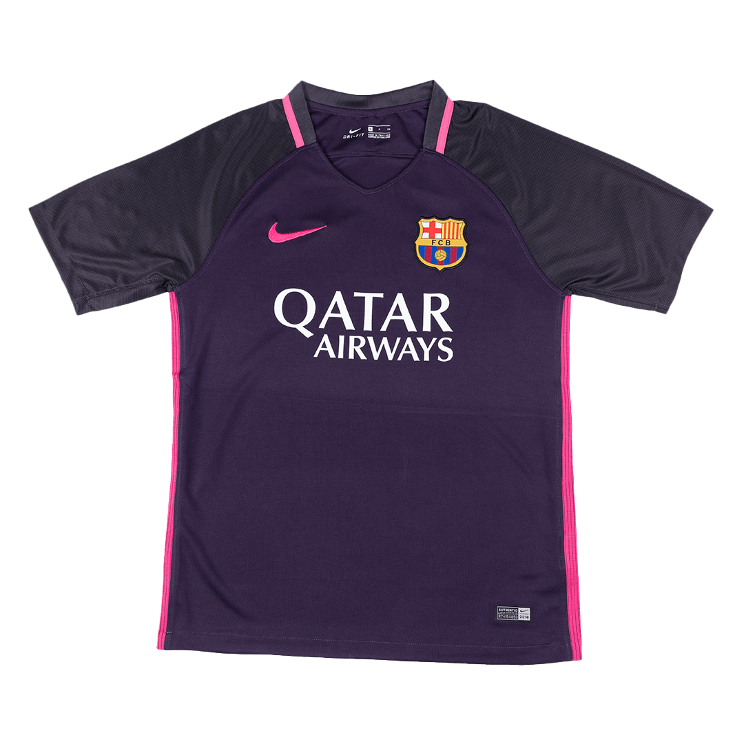 Barcelona 2016/17 Vieras Retro-pelipaita Miesten