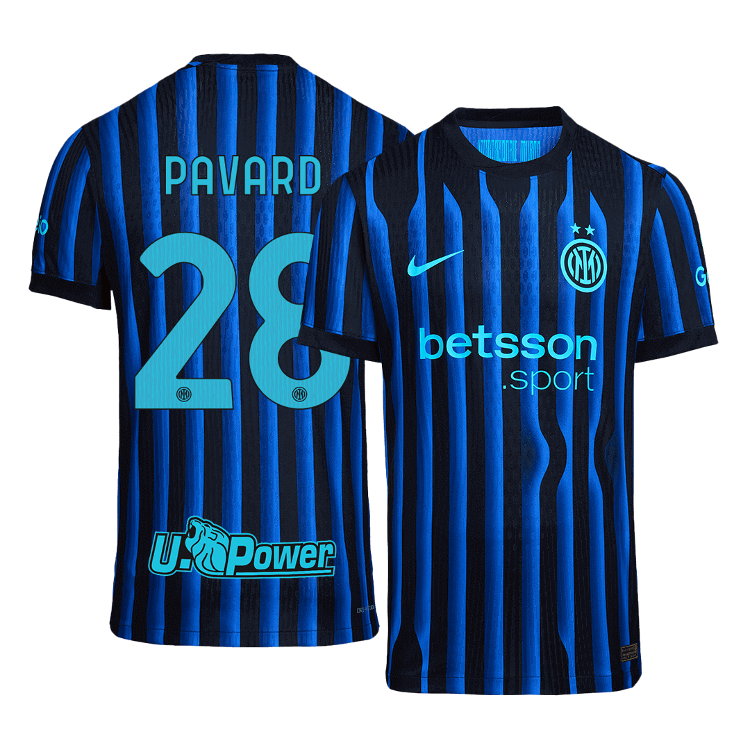 Inter Milan 2025/26 Koti Pelipaita (Player Version) Miesten PAVARD #28