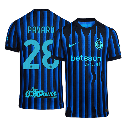 Inter Milan 2025/26 Koti Pelipaita (Player Version) Miesten PAVARD #28