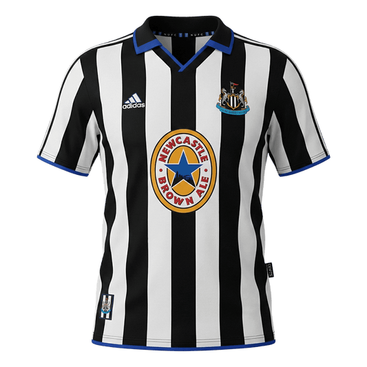 Newcastle United 1999/00 Koti Retro-pelipaita Miesten