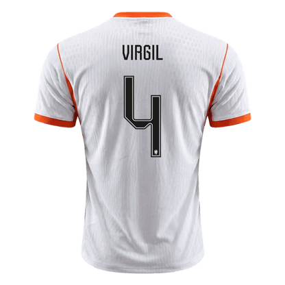 Netherlands World Cup 2026 Vieras Pelipaita (Player Version) Miesten VIRGIL #4