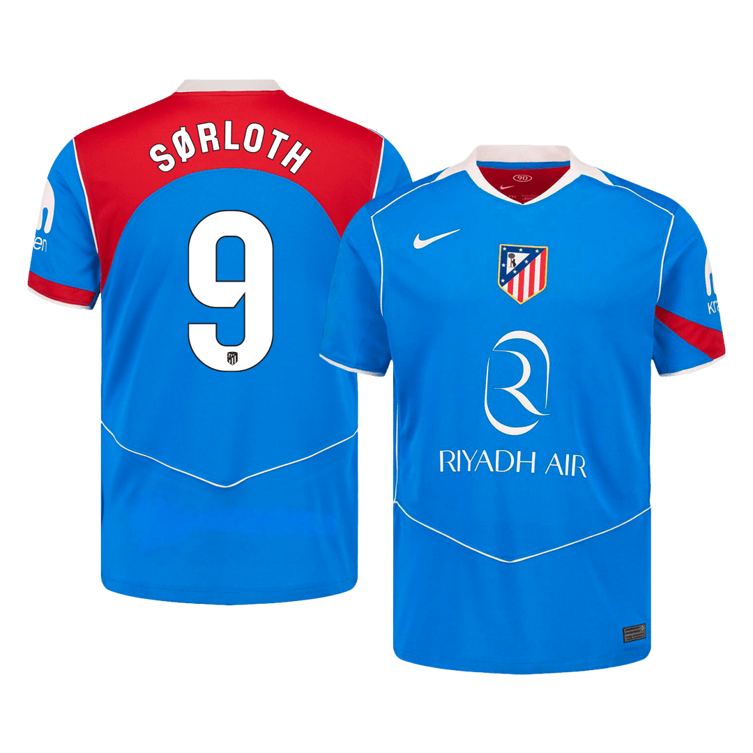 Atletico Madrid 2025/26 Kolmas Pelipaita Miesten SØRLOTH #9