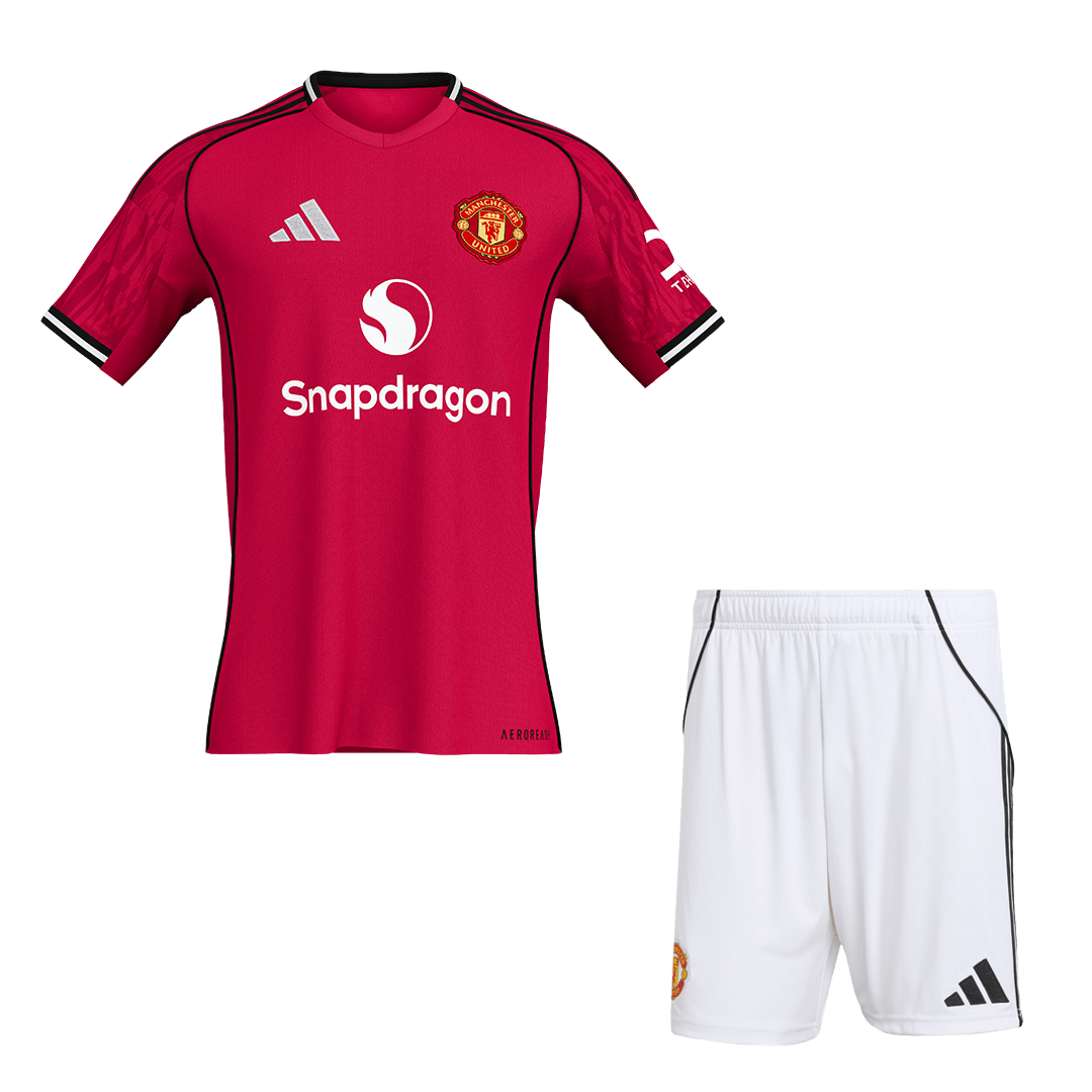 Manchester United 2025/26 Koti Pelipaitasetti Miesten [PREMIUM]