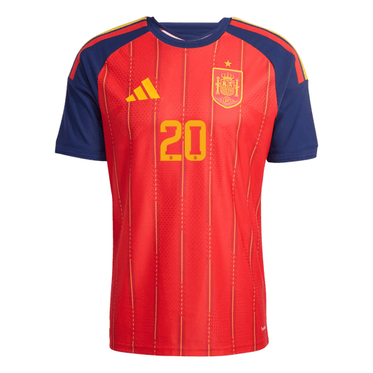 Spain World Cup 2026 Koti Pelipaita (Player Version) Miesten PEDRI #20