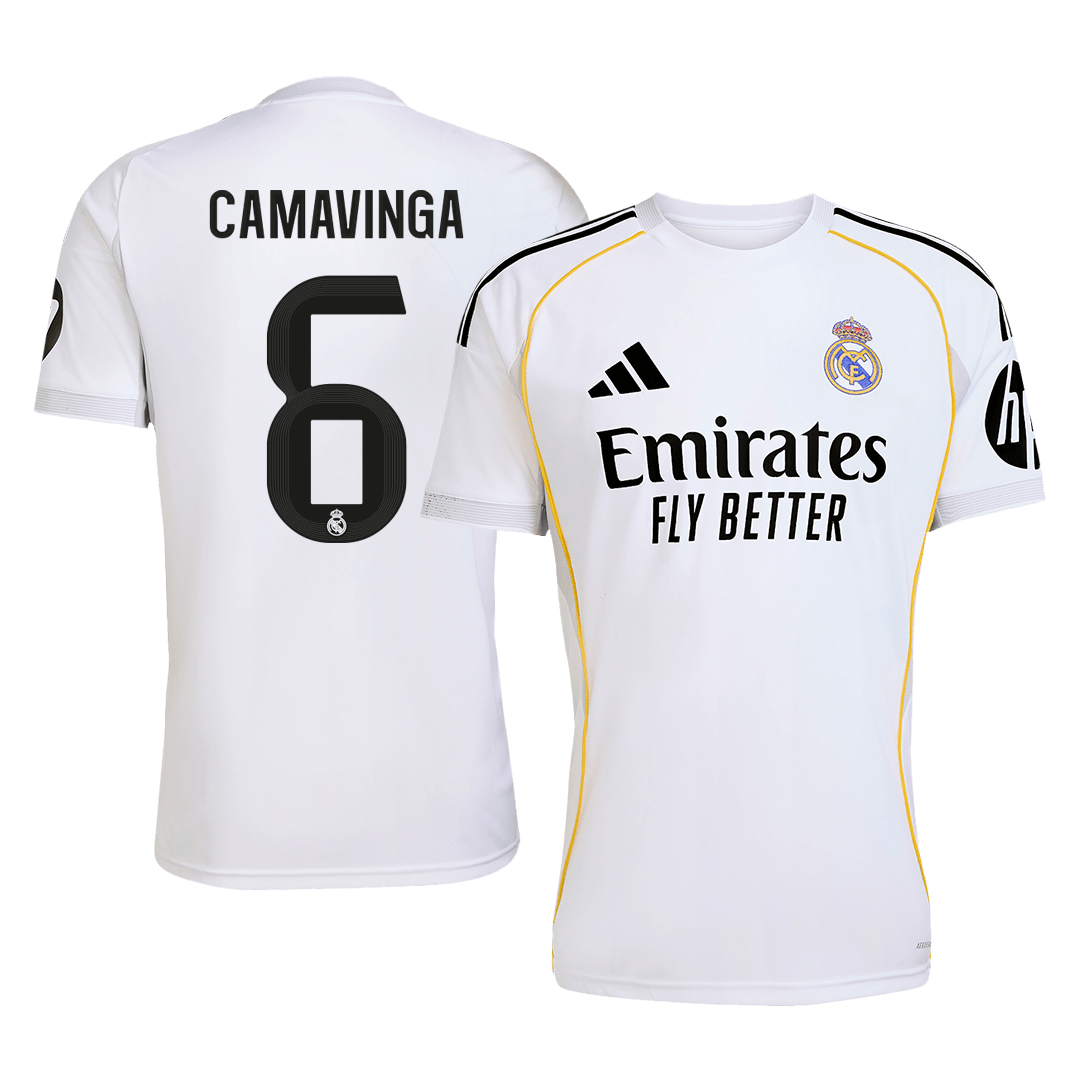 Real Madrid 2025/26 Koti Pelipaita Miesten CAMAVINGA #6