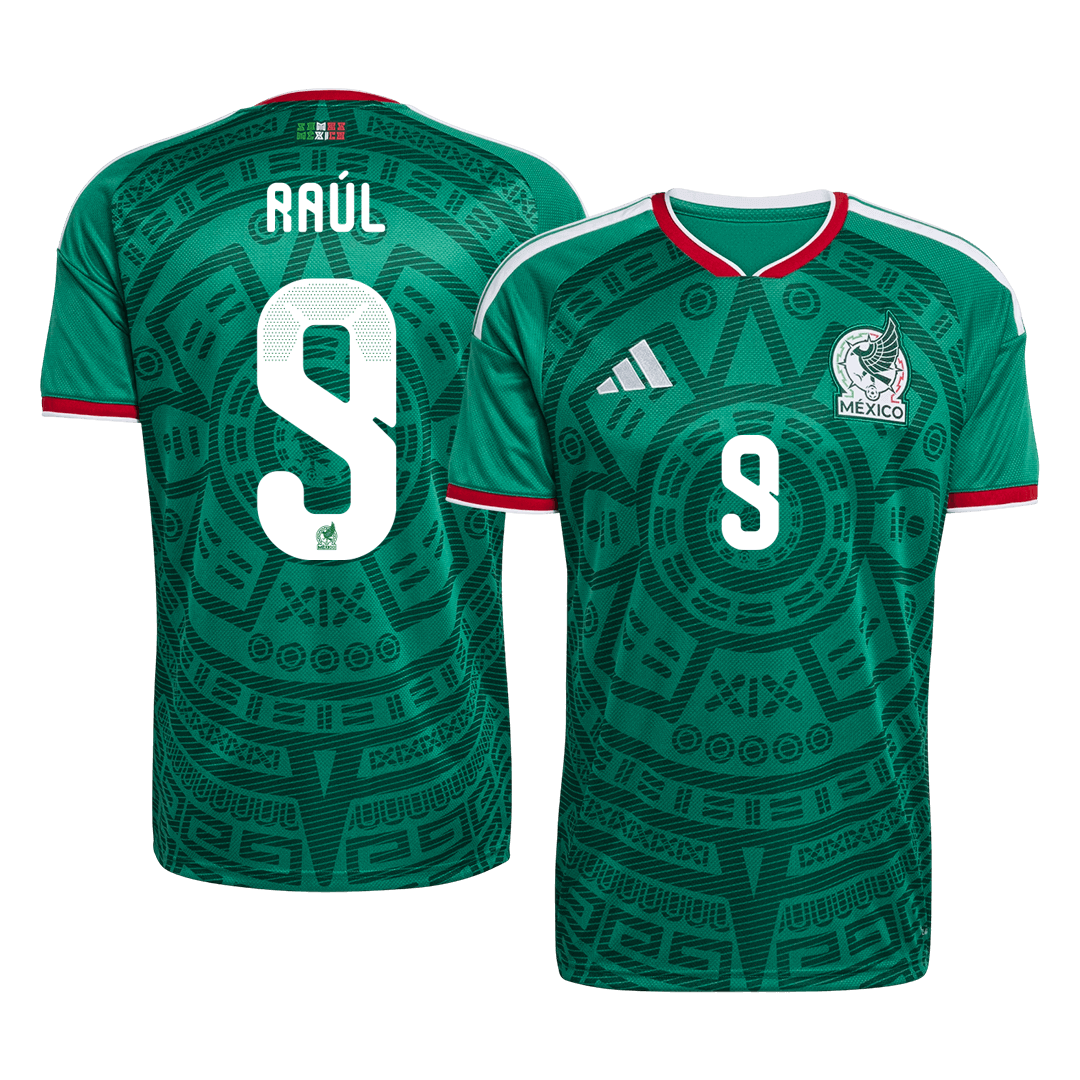 Mexico World Cup 2026 Koti Pelipaita Miesten Raúl #9 [PREMIUM]
