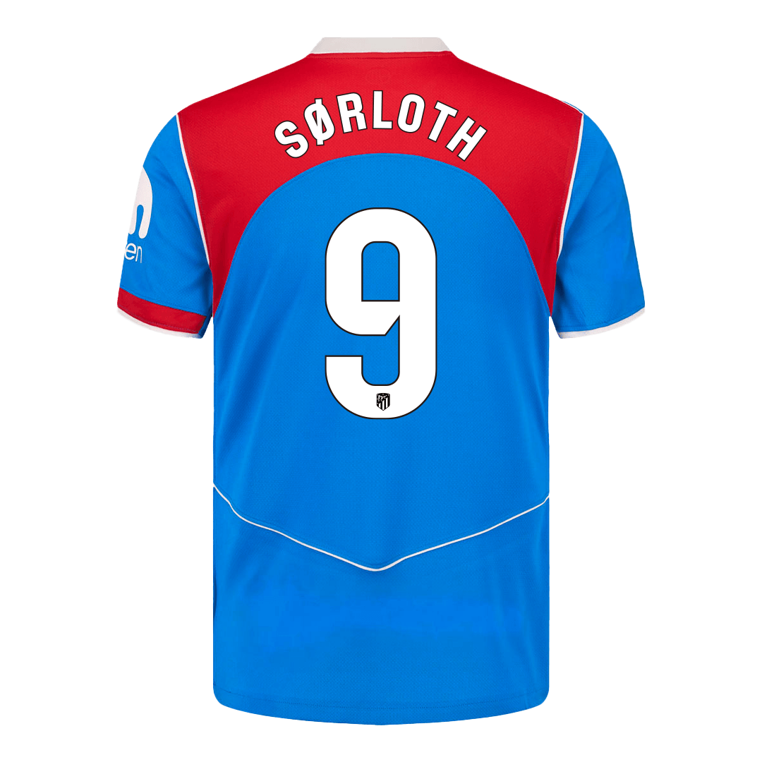 Atletico Madrid 2025/26 Kolmas Pelipaita Miesten SØRLOTH #9