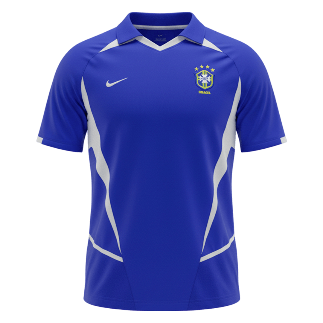 Brazil 2002 Vieras Retro-pelipaita Miesten