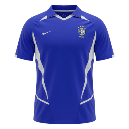 Brazil 2002 Vieras Retro-pelipaita Miesten