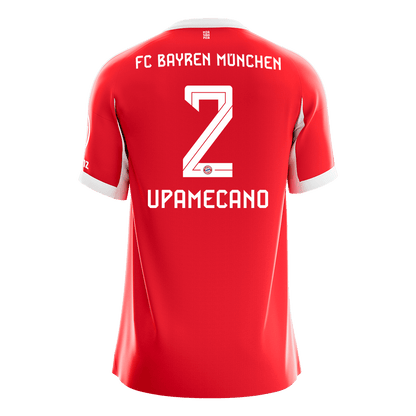 Bayern Munich 2025/26 Koti Pelipaita Miesten UPAMECANO #2 [PREMIUM]