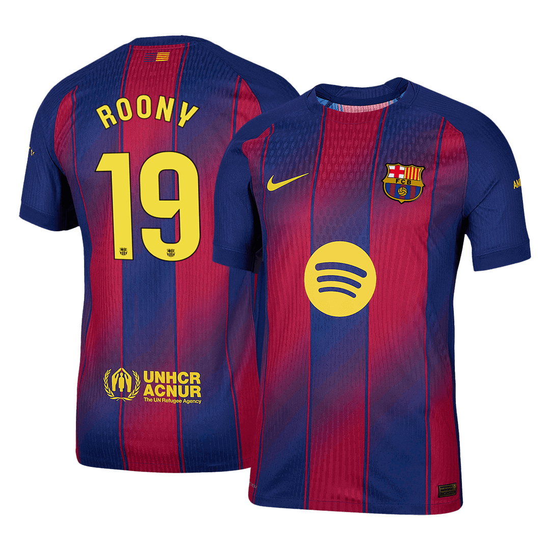 Barcelona 2025/26 Koti Pelipaita (Player Version) Miesten ROONY #19
